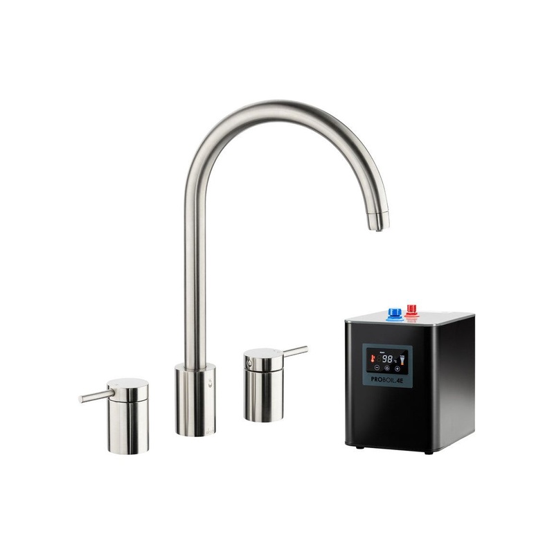 Abode Profile 4 IN 1 3 Part Tap & Proboil.4E Tank – Brushed Nickel