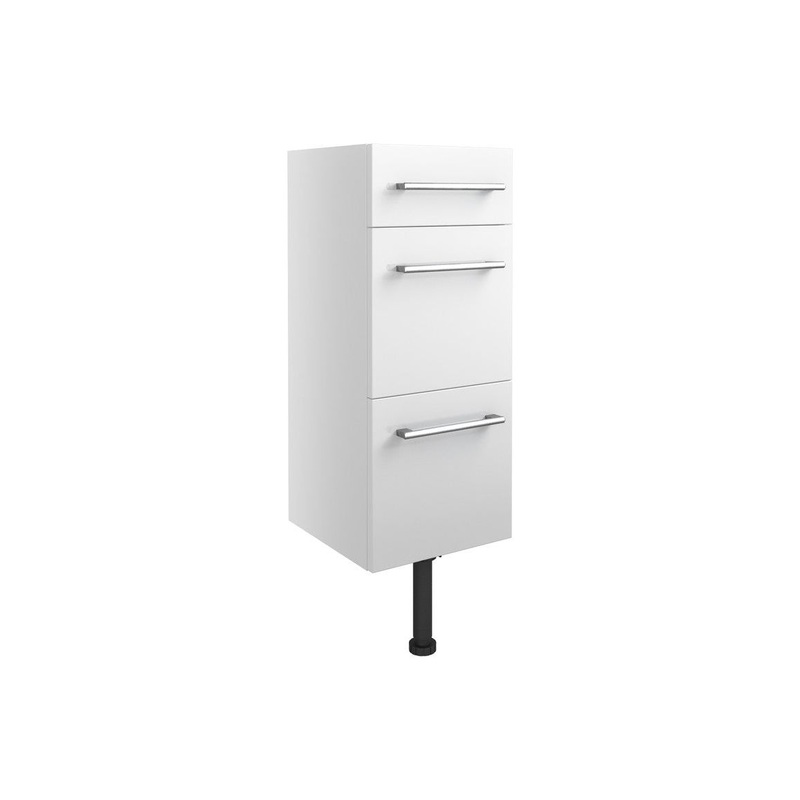 Cedar 300mm 3 Drawer Unit – White Gloss