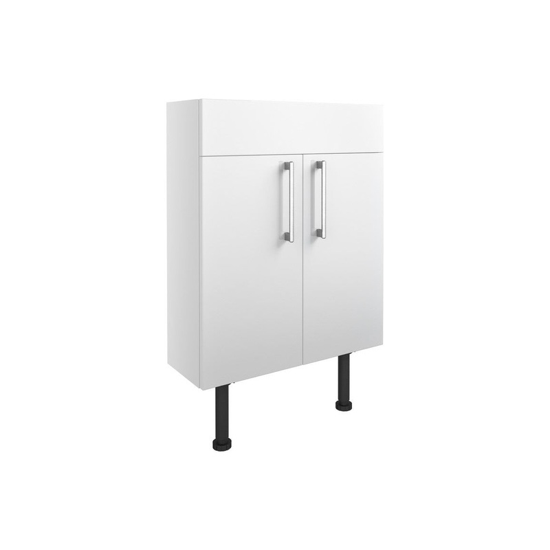 Cedar 600mm Slim Basin Unit – White Gloss