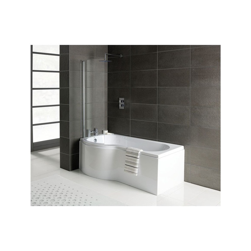 P-Shape Single End 1700×700-850x410mm 0TH Bath Only (LH)