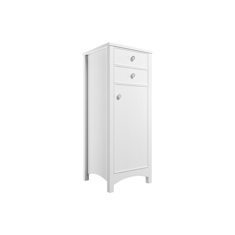 Paddock 465mm Tall Boy – Satin White Ash