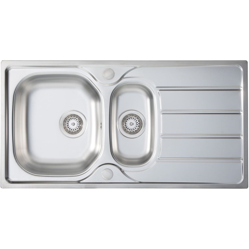 Prima 1.5B 965x500mm Inset Sink – St/Steel