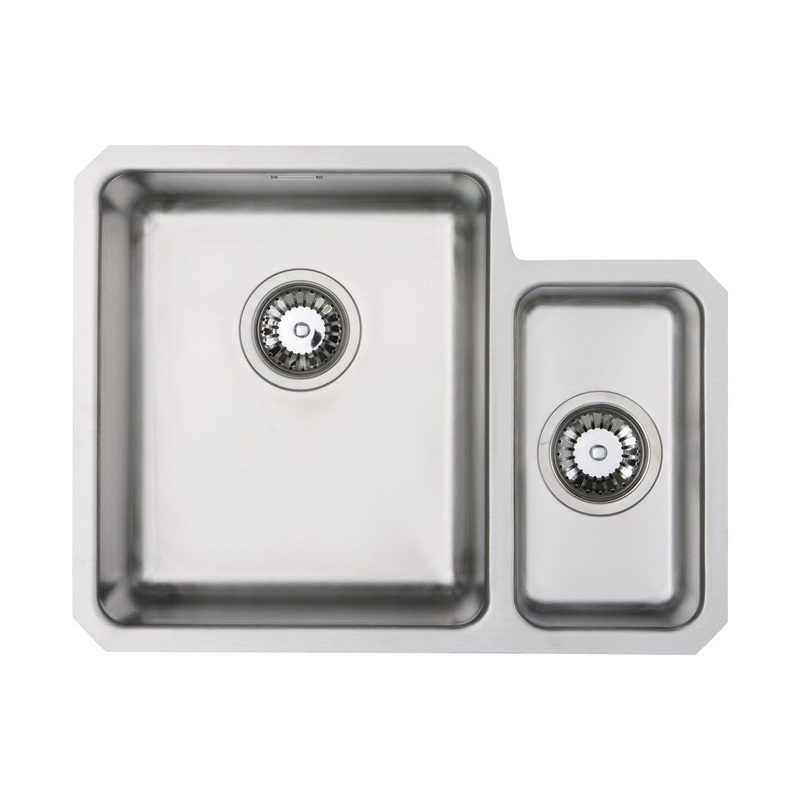 Prima+ 1.5B R25 LH Undermount Sink – St/Steel