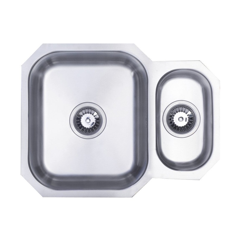 Prima 1.5B Undermount Reversible Sink – Polished Steel