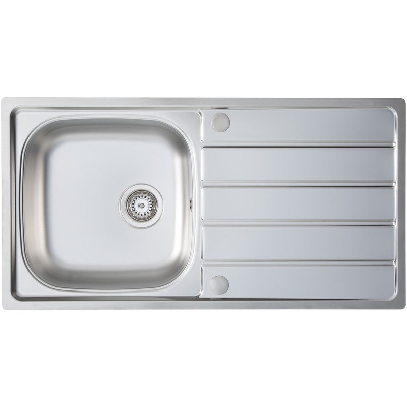 Prima 1B 965x500mm Inset Sink – St/Steel