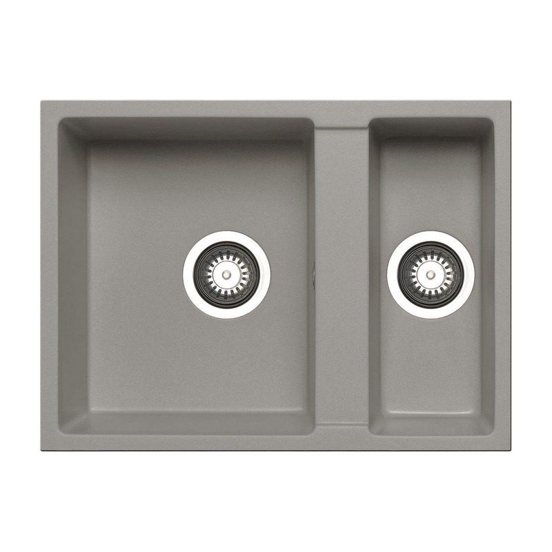 Prima+ Granite 1.5B Undermount Sink – Light Grey