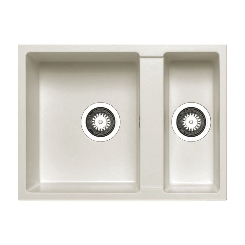 Prima+ Granite 1.5B Undermount Sink – White