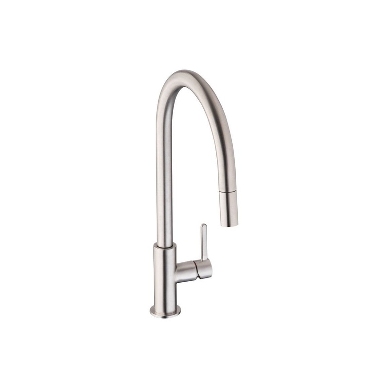 Abode Althia Mixer Tap w/Pull Out – Brushed Nickel