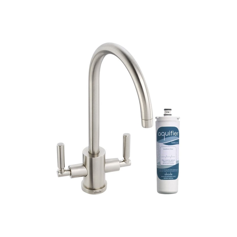 Abode Atlas Monobloc Aquifier Mixer Tap – Brushed Nickel