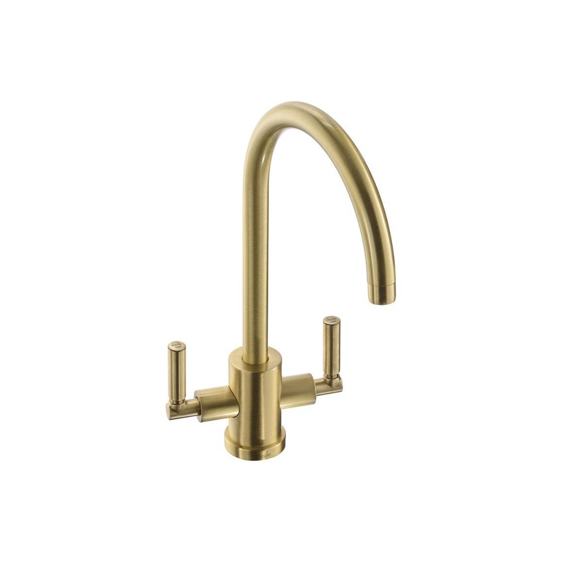 Abode Atlas Monobloc Mixer Tap – Brushed Brass
