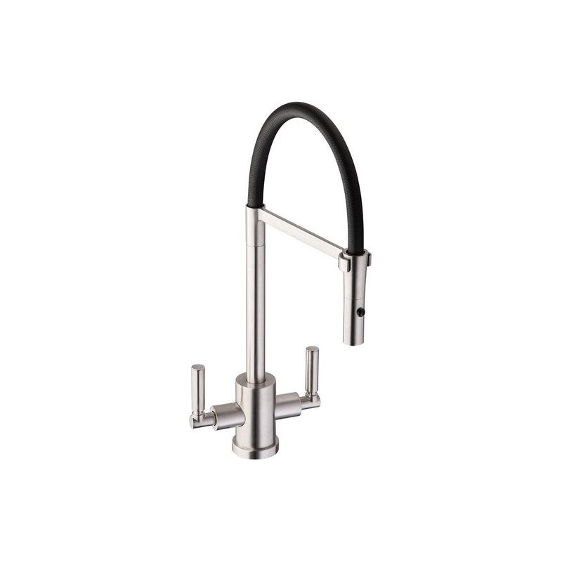 Abode Atlas Professional Monobloc Mixer Tap – Brushed Nickel