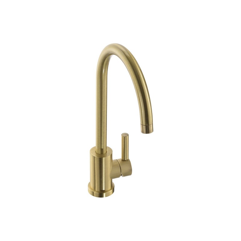 Abode Atlas Single Lever Mixer Tap – Brushed Brass