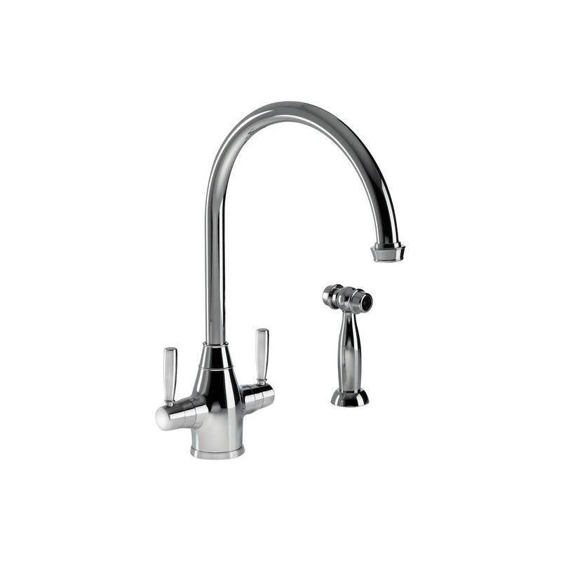 Abode Brompton Monobloc Mixer Tap w/Handspray – Chrome