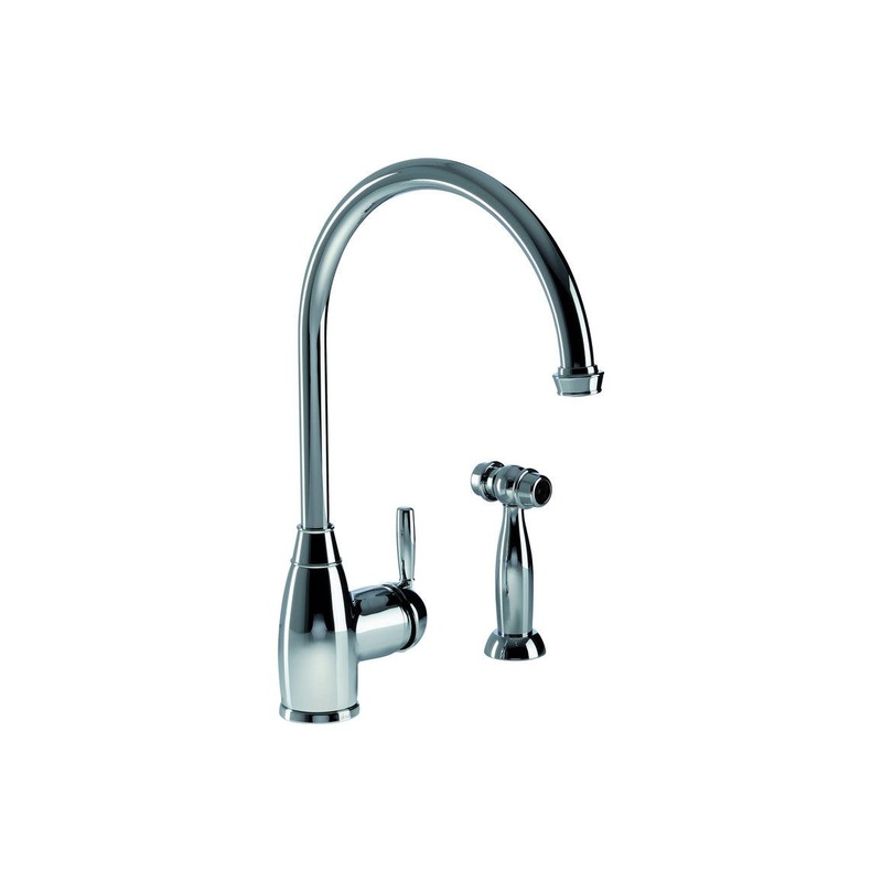 Abode Brompton Single Lever Mixer Tap w/Handspray – Chrome