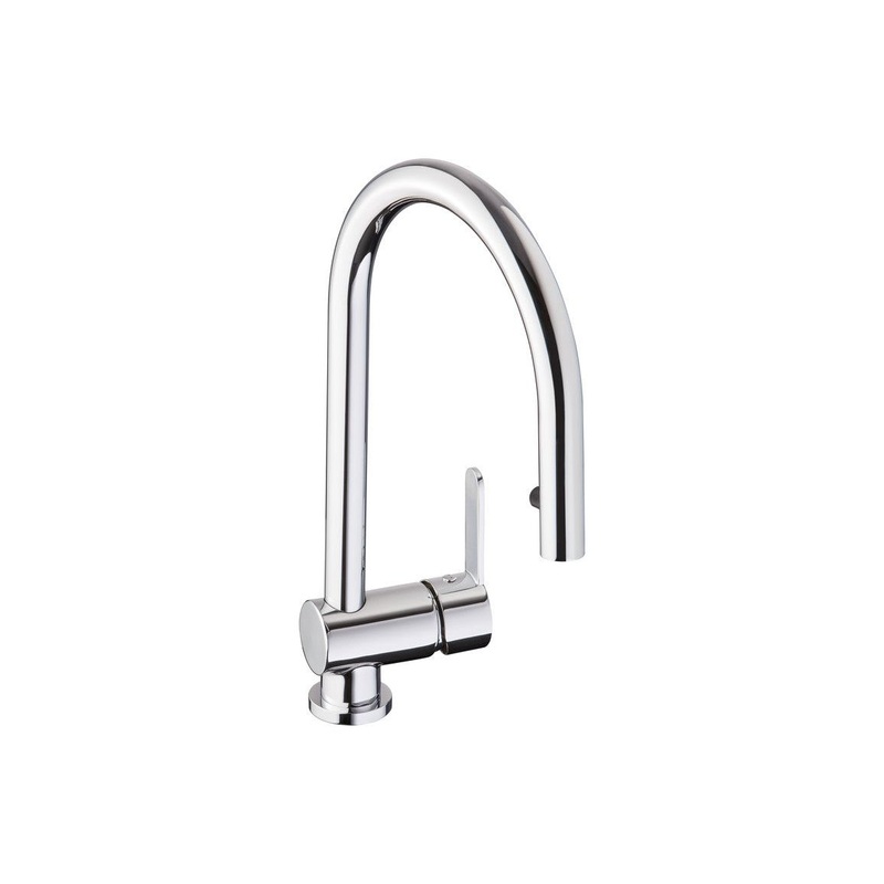 Abode Czar Single Lever Mixer Tap w/Pull Out – Chrome