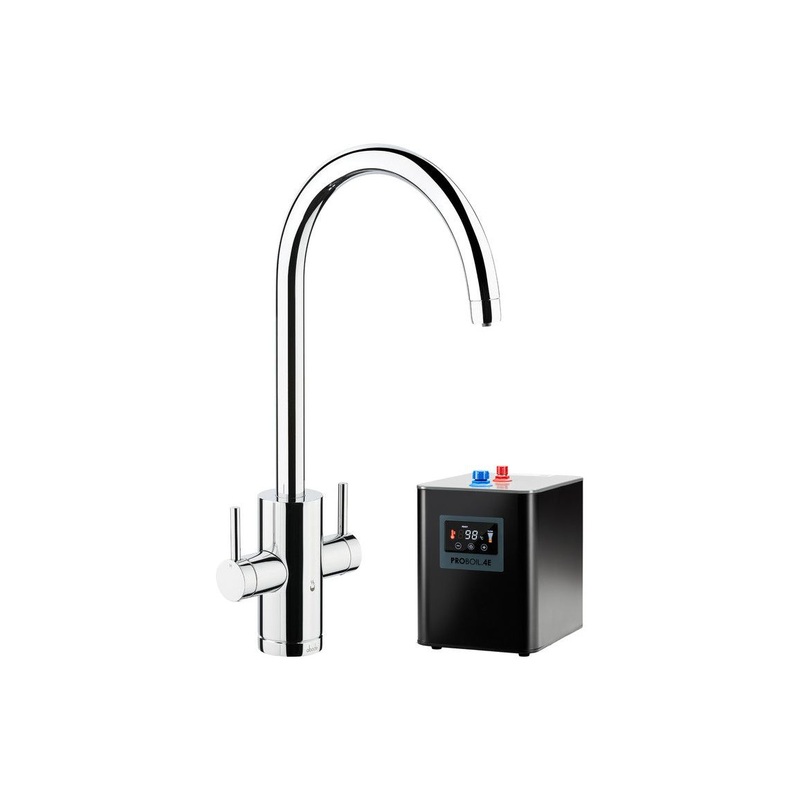 Abode Profile 4 IN 1 Monobloc Tap & Proboil.4E Tank – Chrome