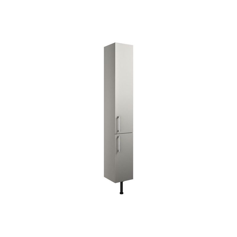 Cedar 300mm 2 Door Tall Unit – Light Grey Gloss