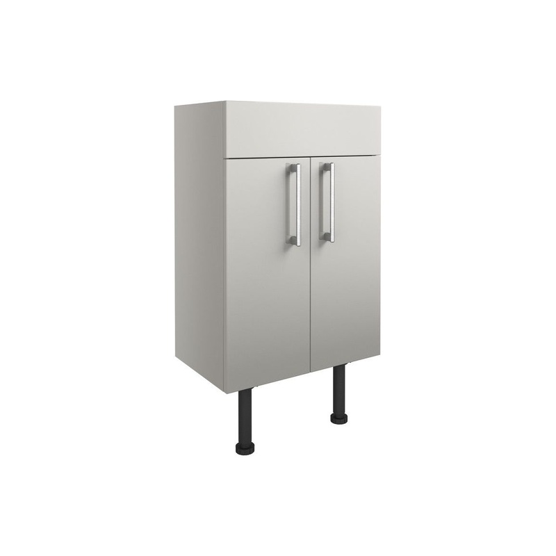 Cedar 500mm Basin Unit – Light Grey Gloss