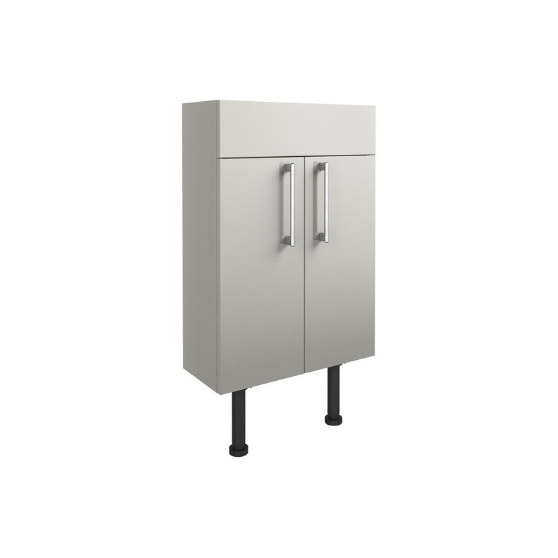 Cedar 500mm Slim Basin Unit – Light Grey Gloss