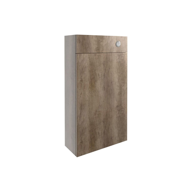 Cedar 500mm Slim WC Unit – Nebraska Oak