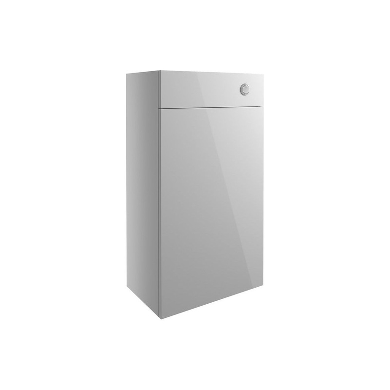 Cedar 500mm WC Unit – Light Grey Gloss