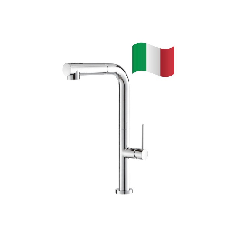 Prima+ Mosa Single Lever L-Shaped Tall Mixer Tap – Chrome