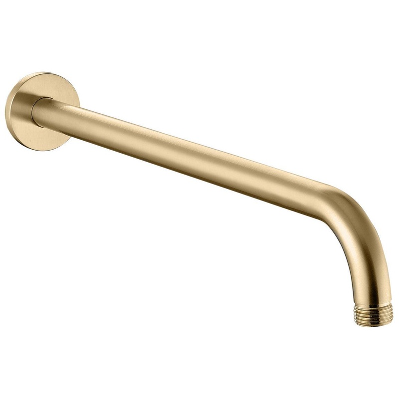 320mm Round Shower Arm – Brushed Brass
