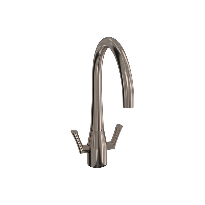 Abode Fluid Monobloc Mixer Tap – Brushed Nickel