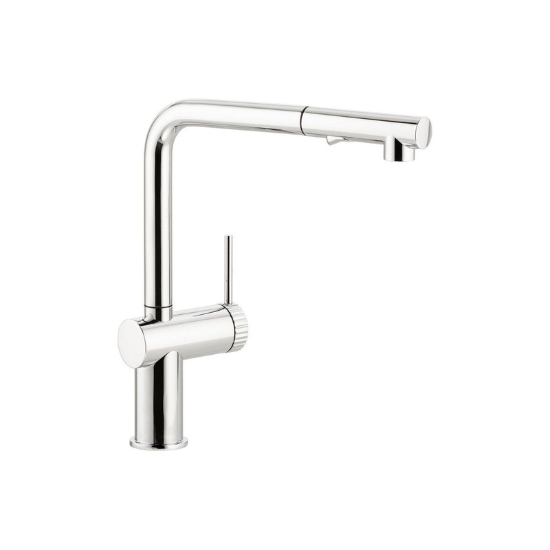 Abode Fraction Pull-Out Mixer Tap – Chrome