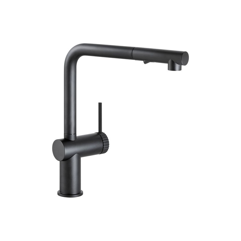 Abode Fraction Pull-Out Mixer Tap – Matt Black
