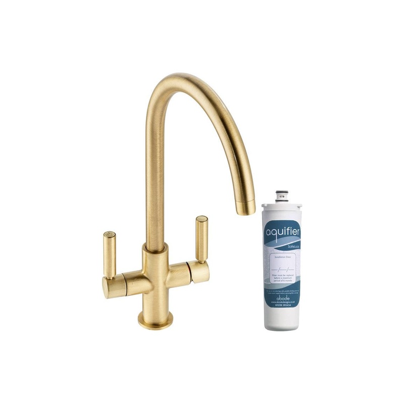 Abode Globe Aquifier Mixer Tap – Brushed Brass