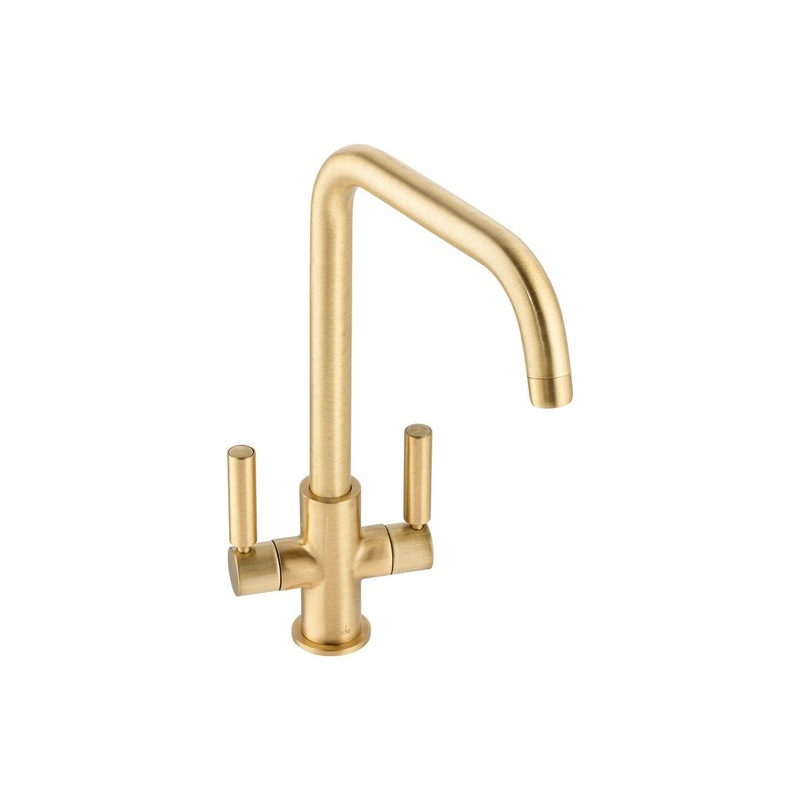 Abode Globe Quad Monobloc Mixer Tap – Brushed Brass