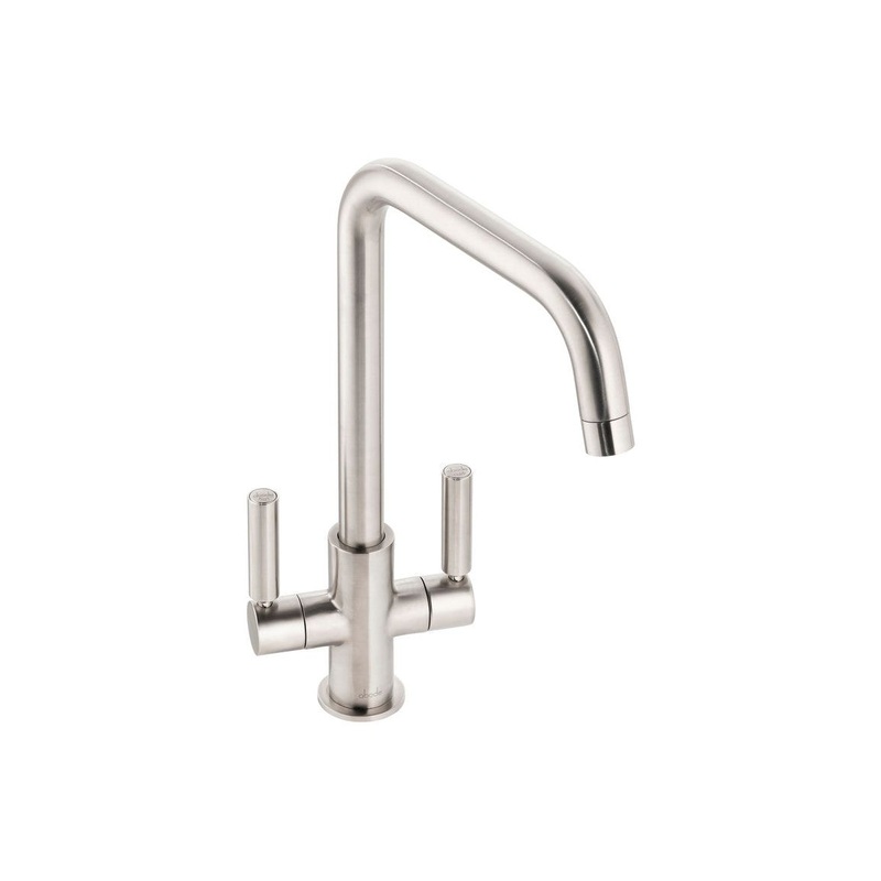 Abode Globe Quad Monobloc Mixer Tap – Brushed Nickel