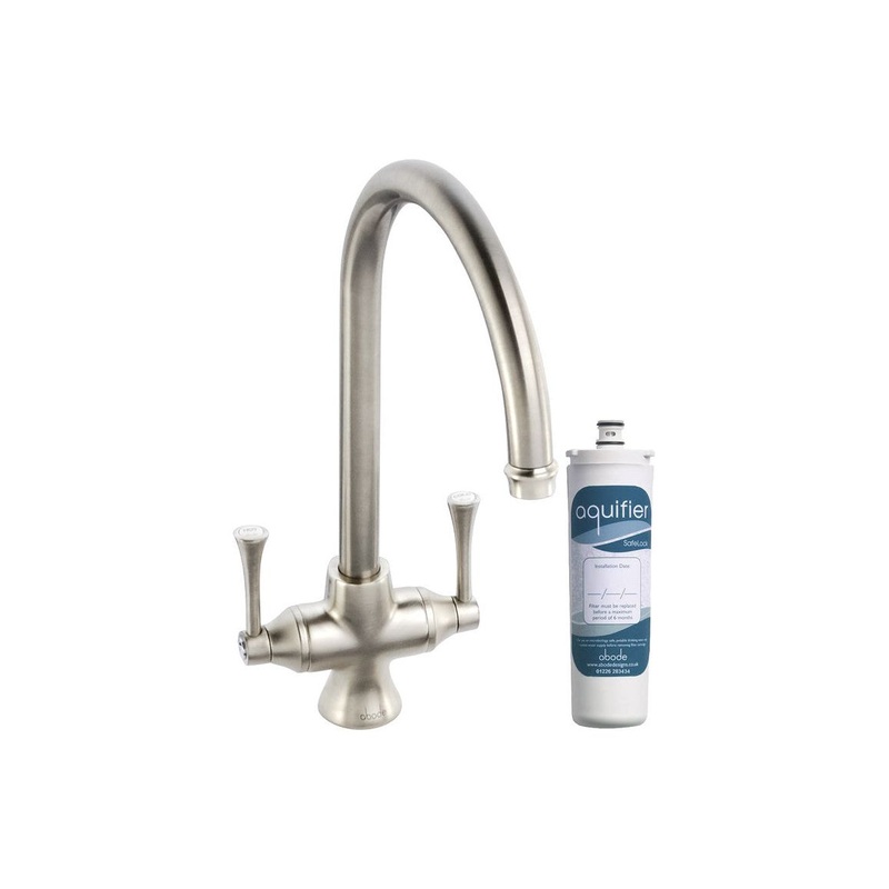 Abode Gosford Monobloc Aquifier Mixer Tap – Brushed Nickel