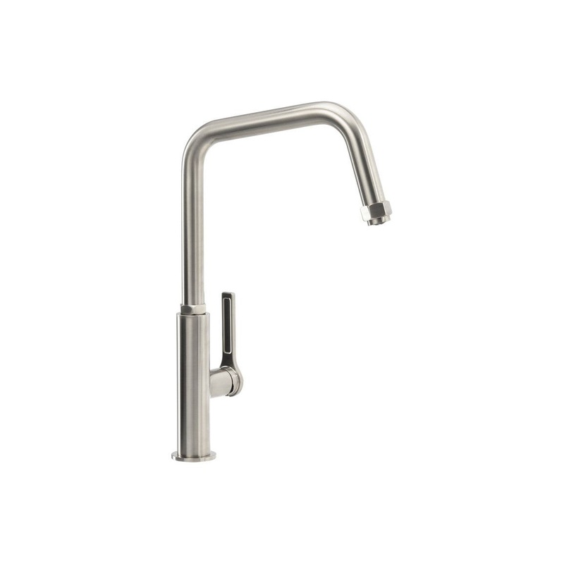 Abode Hex Single Lever Mixer Tap – Brushed Nickel