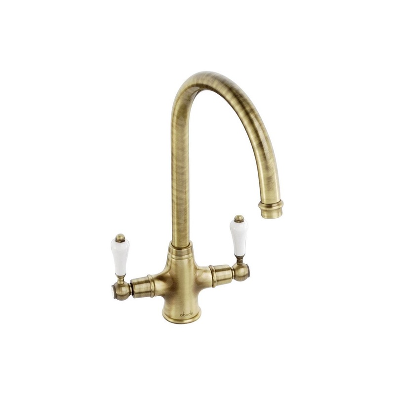 Abode Ludlow Monobloc Mixer Tap – Antique Brass