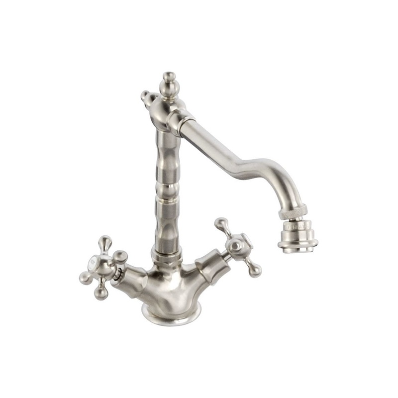 Abode Melford Monobloc Mixer Tap – Brushed Nickel