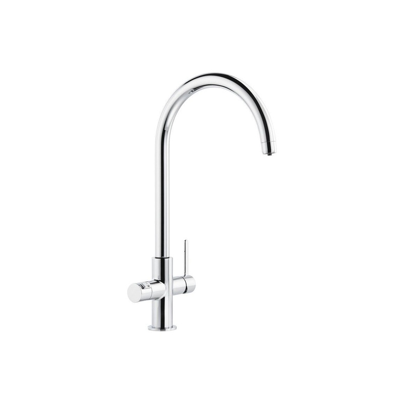 Abode Prothia 3 IN 1 Swan Spout Slimline Monobloc Tap – Chrome
