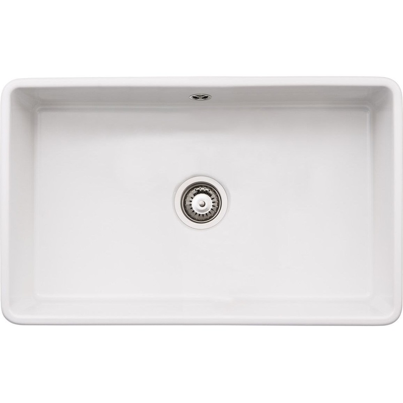 Abode Provincial Large 1B Undermount Sink – White
