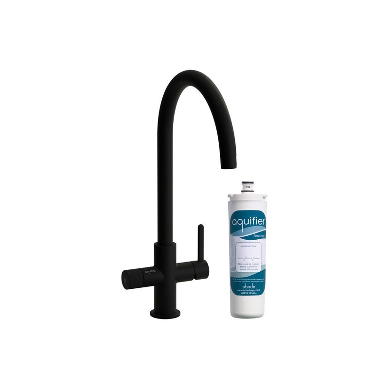 Abode Puria Aquifier Mixer Tap – Matt Black
