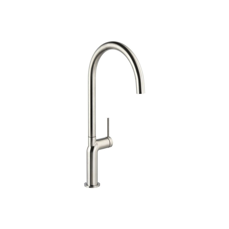 Abode Tubist Single Lever Mixer Tap – Brushed Nickel