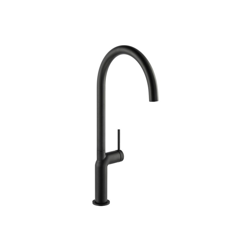Abode Tubist Single Lever Mixer Tap – Matt Black