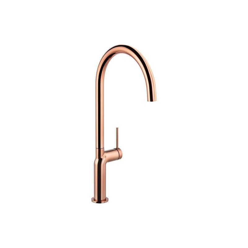 Abode Tubist Single Lever Mixer Tap – Polished Copper