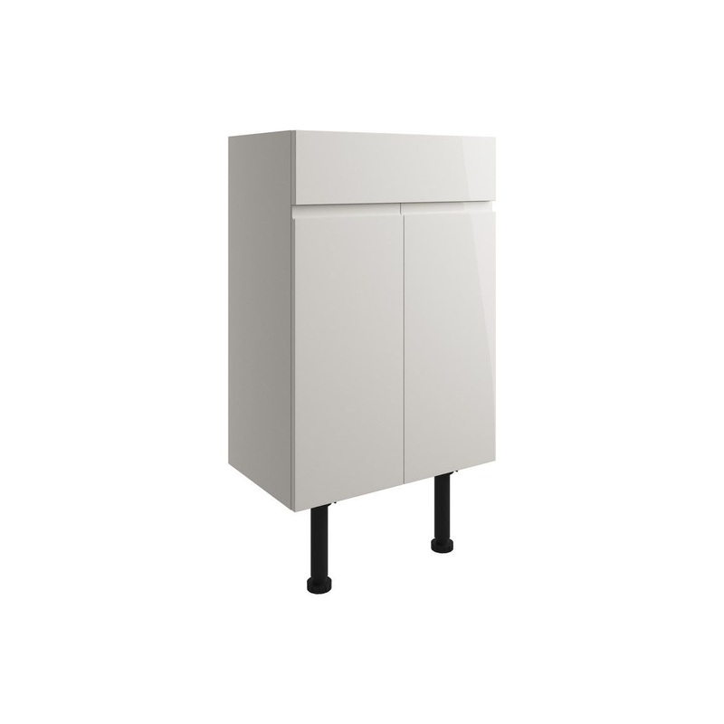 Garrett 500mm Basin Unit – Pearl Grey Gloss