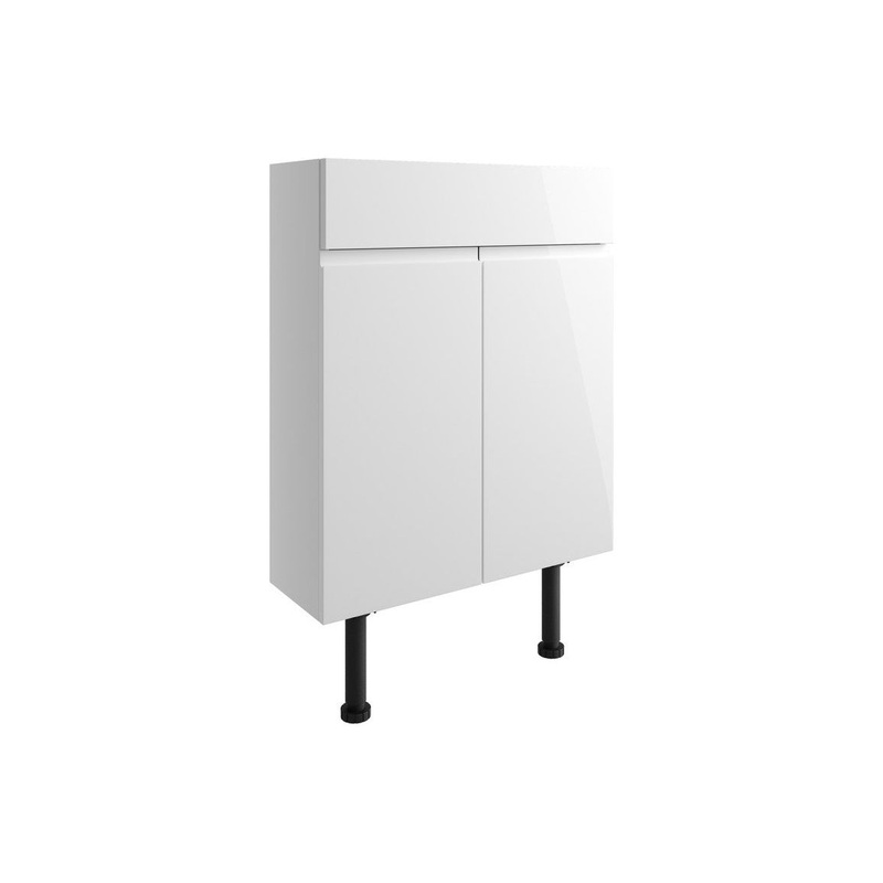Garrett 600mm Slim Basin Unit – White Gloss