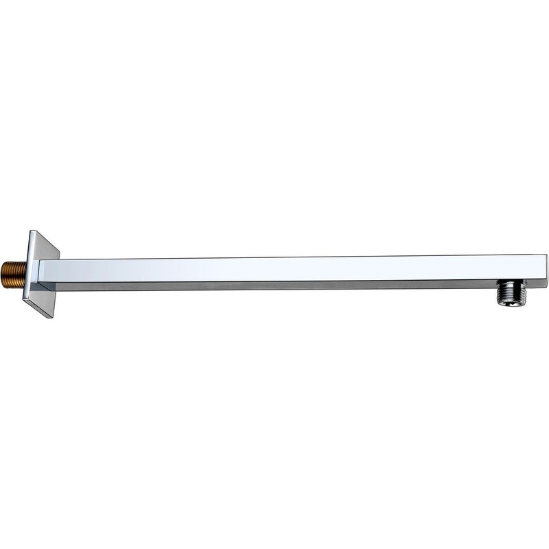 Square Shower Arm 300mm – Chrome