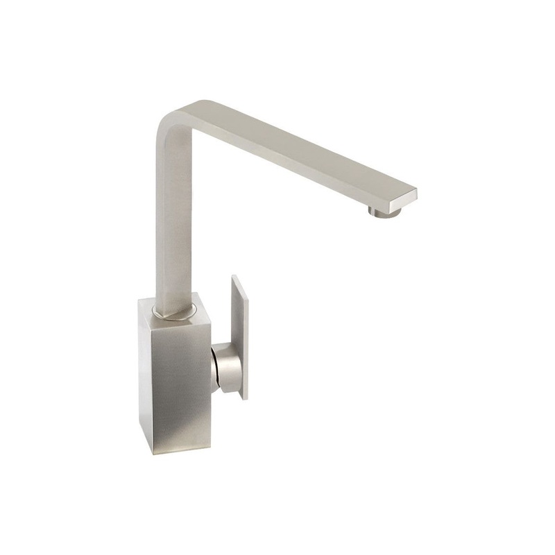 Abode New Media Single Lever Mixer Tap – Brushed Nickel
