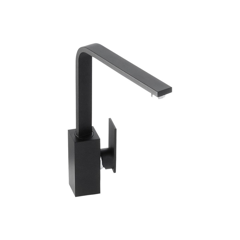 Abode New Media Single Lever Mixer Tap – Matt Black