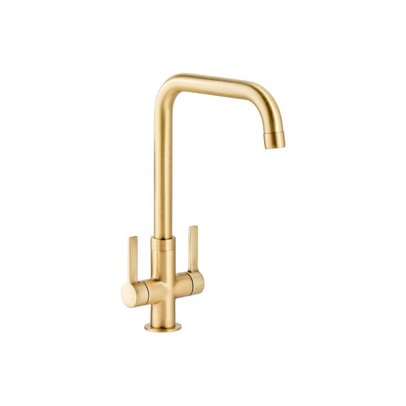 Abode Pico Quad Monobloc Mixer Tap – Brushed Brass