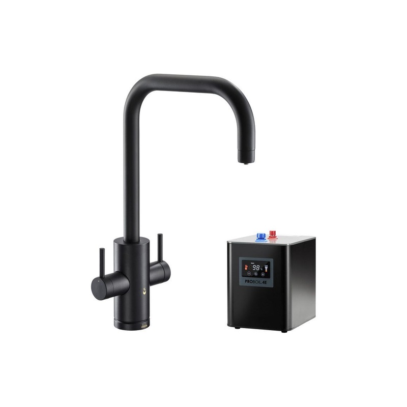 Abode Project 4 IN 1 Monobloc Tap & Proboil.4E Tank – Matt Black